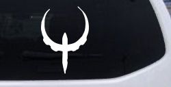 Quake Logo Sci Fi Car or Truck Window Decal Sticker
