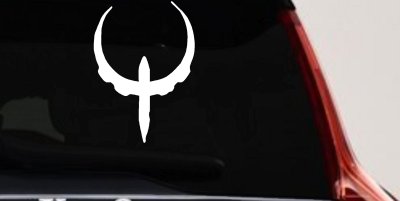 Quake Logo Sci Fi Car or Truck Window Vinyl Decal Sticker