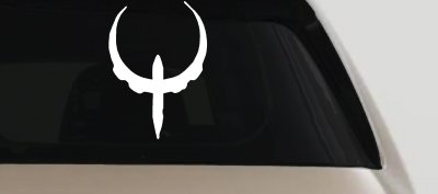 Quake Logo Sci Fi Car or Truck Window Vinyl Decal Sticker