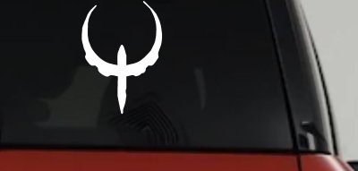Quake Logo Sci Fi Car or Truck Window Vinyl Decal Sticker