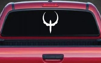 Quake Logo Sci Fi Car or Truck Window Decal Sticker