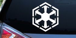Star Wars Sith Empire Symbol Logo Sci Fi Car or Truck Window Decal Sticker
