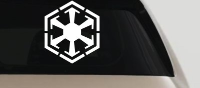 Star Wars Sith Empire Symbol Logo Sci Fi Car or Truck Window Vinyl Decal Sticker