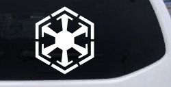 Star Wars Sith Empire Symbol Logo Sci Fi Car or Truck Window Decal Sticker