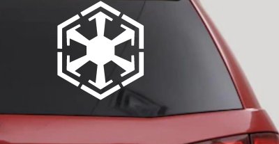 Star Wars Sith Empire Symbol Logo Sci Fi Car or Truck Window Vinyl Decal Sticker