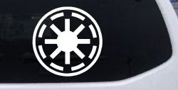 Star Wars Galactic Republic Symbol Logo Sci Fi Car or Truck Window Decal Sticker