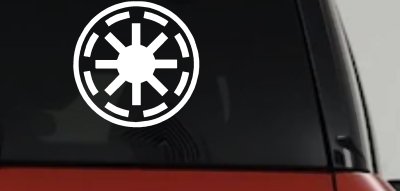 Star Wars Galactic Republic Symbol Logo Sci Fi Car or Truck Window Vinyl Decal Sticker