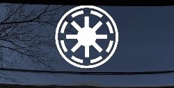 Star Wars Galactic Republic Symbol Logo Sci Fi Car or Truck Window Decal Sticker