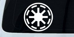 Star Wars Galactic Republic Symbol Logo Sci Fi Car or Truck Window Decal Sticker