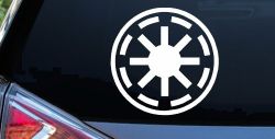 Star Wars Galactic Republic Symbol Logo Sci Fi Car or Truck Window Decal Sticker