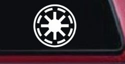 Star Wars Galactic Republic Symbol Logo Sci Fi Car or Truck Window Decal Sticker