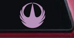Star Wars Rogue One Symbol Logo Sci Fi Car or Truck Window Decal Sticker (Lilac)