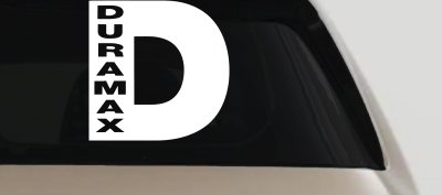 Duramax Diesel D  Car or Truck Window Vinyl Decal Sticker