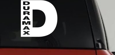 Duramax Diesel D  Car or Truck Window Vinyl Decal Sticker