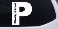 Powerstroke Diesel Big P Off Road Car or Truck Window Decal Sticker