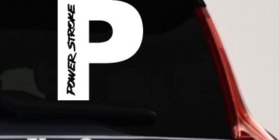 Powerstroke Diesel Big P Off Road Car or Truck Window Vinyl Decal Sticker