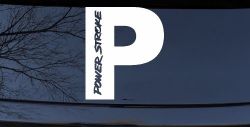 Powerstroke Diesel Big P Off Road Car or Truck Window Decal Sticker