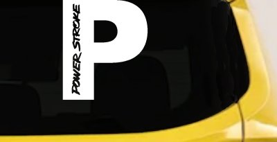 Powerstroke Diesel Big P Off Road Car or Truck Window Vinyl Decal Sticker