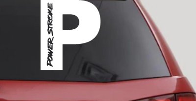 Powerstroke Diesel Big P Off Road Car or Truck Window Vinyl Decal Sticker