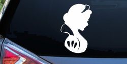 Snow White Princess Car or Truck Window Decal Sticker