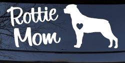 Rottie Mom Rottweiler Dog Car or Truck Window Decal Sticker