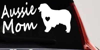Australian Shepherd Aussie Mom Dog Car or Truck Window Vinyl Decal Sticker