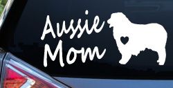 Australian Shepherd Aussie Mom Dog Car or Truck Window Decal Sticker
