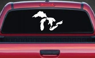 Great Lakes Car or Truck Window Decal Sticker
