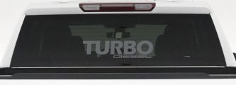 Turbo Diesel Off Road Car or Truck Window Decal Sticker (Silver)