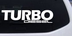 Turbo Diesel Off Road Car or Truck Window Decal Sticker