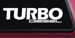 Turbo Diesel Off Road Car or Truck Window Decal Sticker