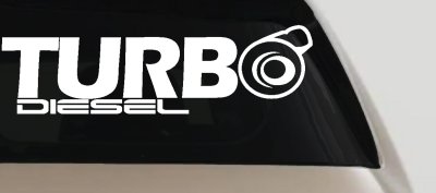 Turbo Diesel Off Road Car or Truck Window Vinyl Decal Sticker