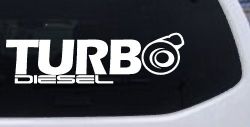 Turbo Diesel Off Road Car or Truck Window Decal Sticker