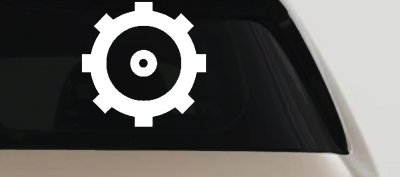US Navy ENGINEMAN Insignia Symbol Military Car or Truck Window Vinyl Decal Sticker