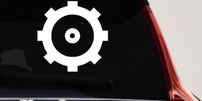 US Navy ENGINEMAN Insignia Symbol Military Car or Truck Window Vinyl Decal Sticker