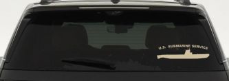 US Navy Submarine Service Balao Class Military Car or Truck Window Decal Sticker (Desert Sand)