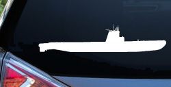 US Navy Balao Class Submarine Military Car or Truck Window Decal Sticker