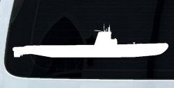 US Navy Balao Class Submarine Military Car or Truck Window Decal Sticker