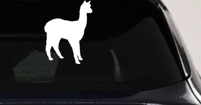 Alpaca Car or Truck Window Vinyl Decal Sticker