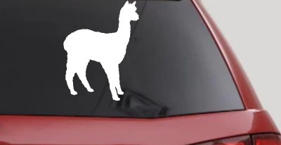 Alpaca Car or Truck Window Vinyl Decal Sticker