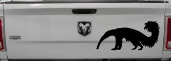 Anteater Ant Eater Car or Truck Window Decal Sticker (Black)