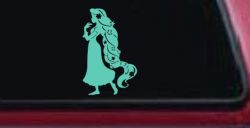 Rapunzel Car or Truck Window Decal Sticker (Mint)