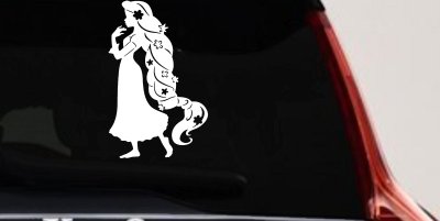 Rapunzel Car or Truck Window Vinyl Decal Sticker