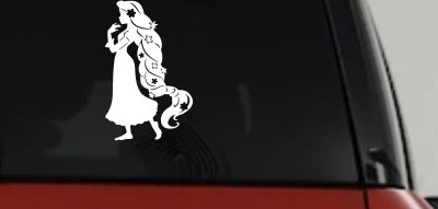 Rapunzel Car or Truck Window Vinyl Decal Sticker