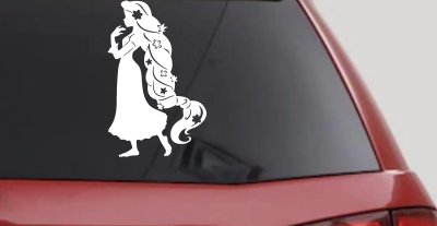 Rapunzel Car or Truck Window Vinyl Decal Sticker
