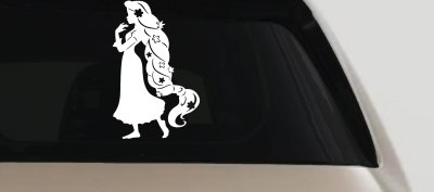 Rapunzel Car or Truck Window Vinyl Decal Sticker