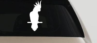 Cockatoo Bird Car or Truck Window Vinyl Decal Sticker