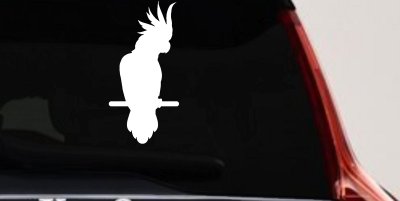 Cockatoo Bird Car or Truck Window Vinyl Decal Sticker