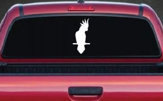 Cockatoo Bird Car or Truck Window Decal Sticker