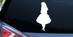 Alice in Wonderland Fairy Tale Car or Truck Window Decal Sticker